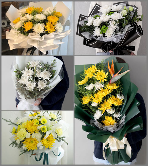 贵州毕节市威宁县东风镇格书村白事花束代送